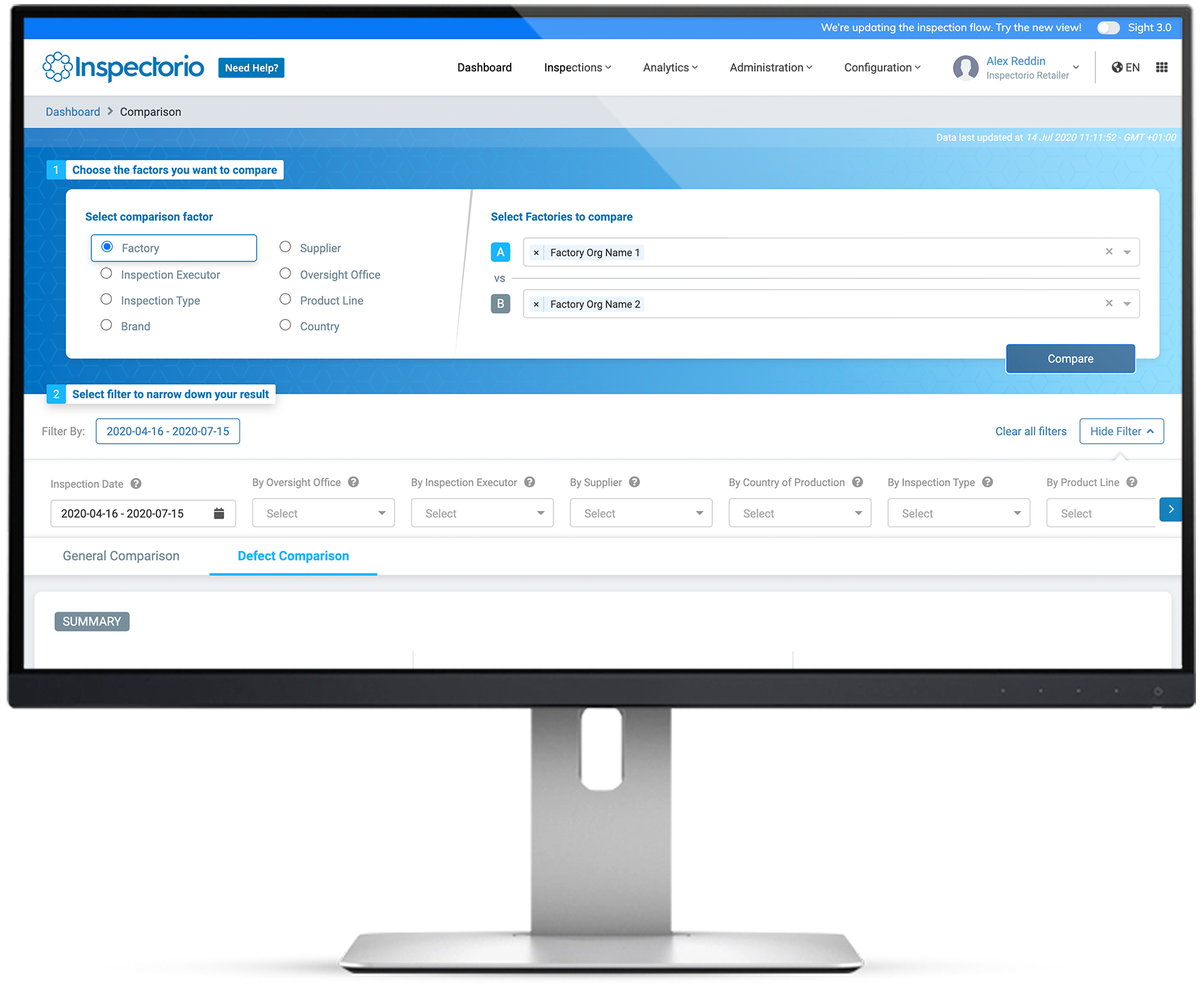 Análisis de inspección