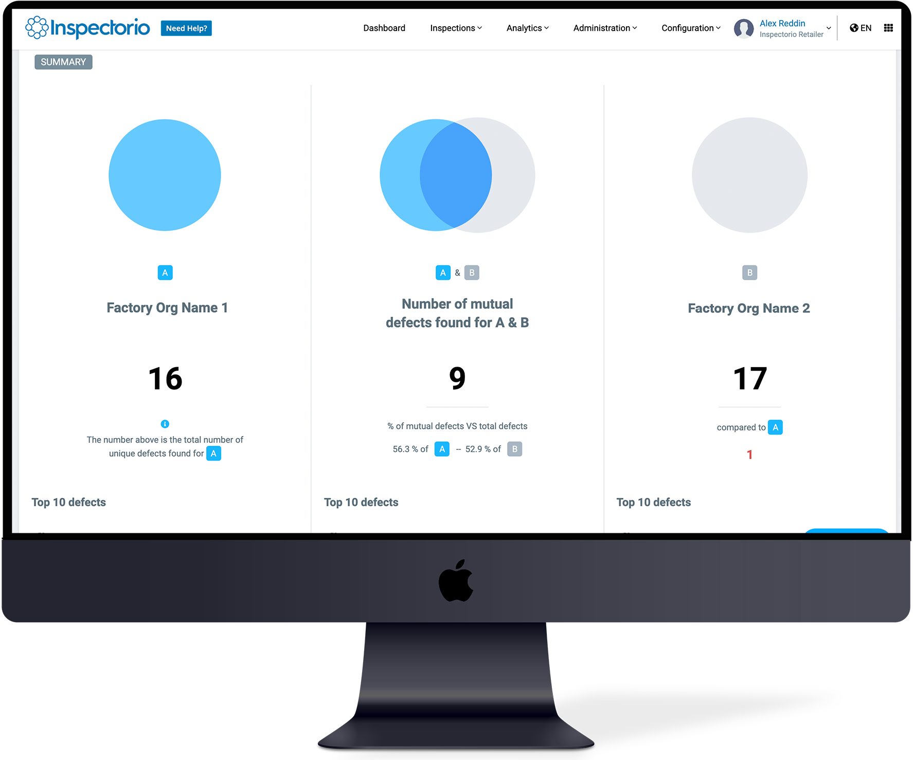 Defect Comparison Analytics