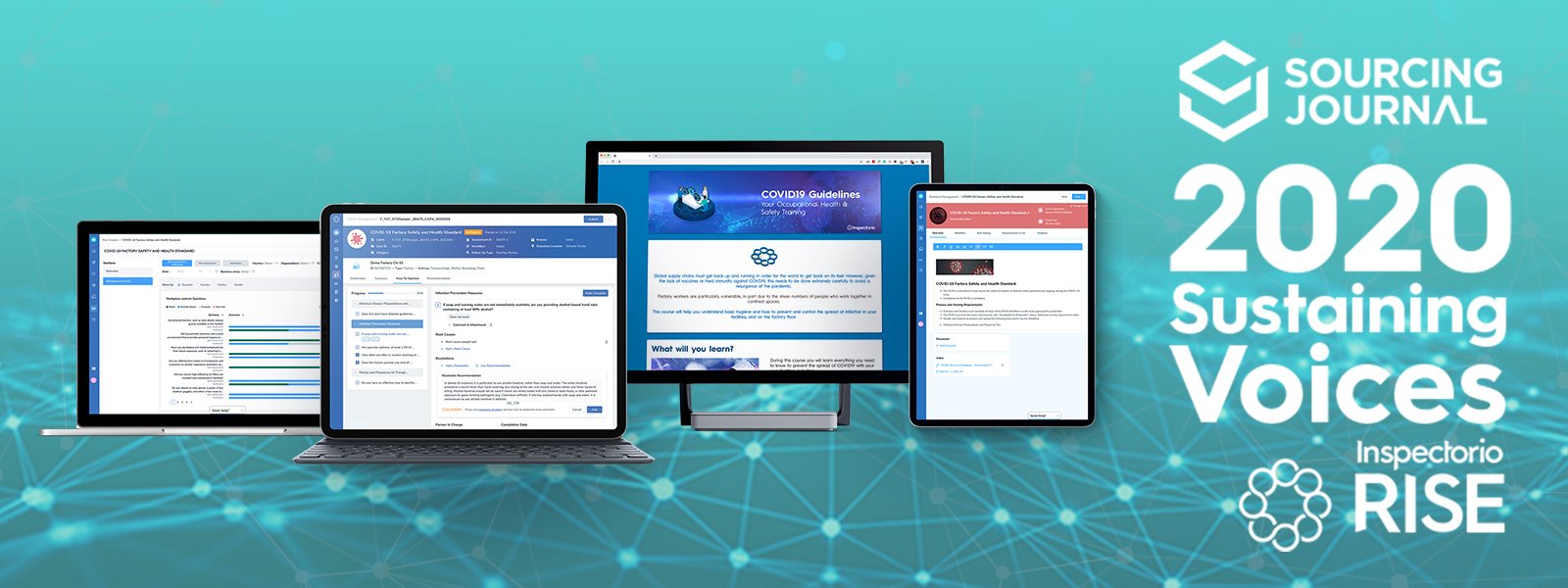 Inspectorio Rise honored for Traceability & Transparency by The Sourcing Journal